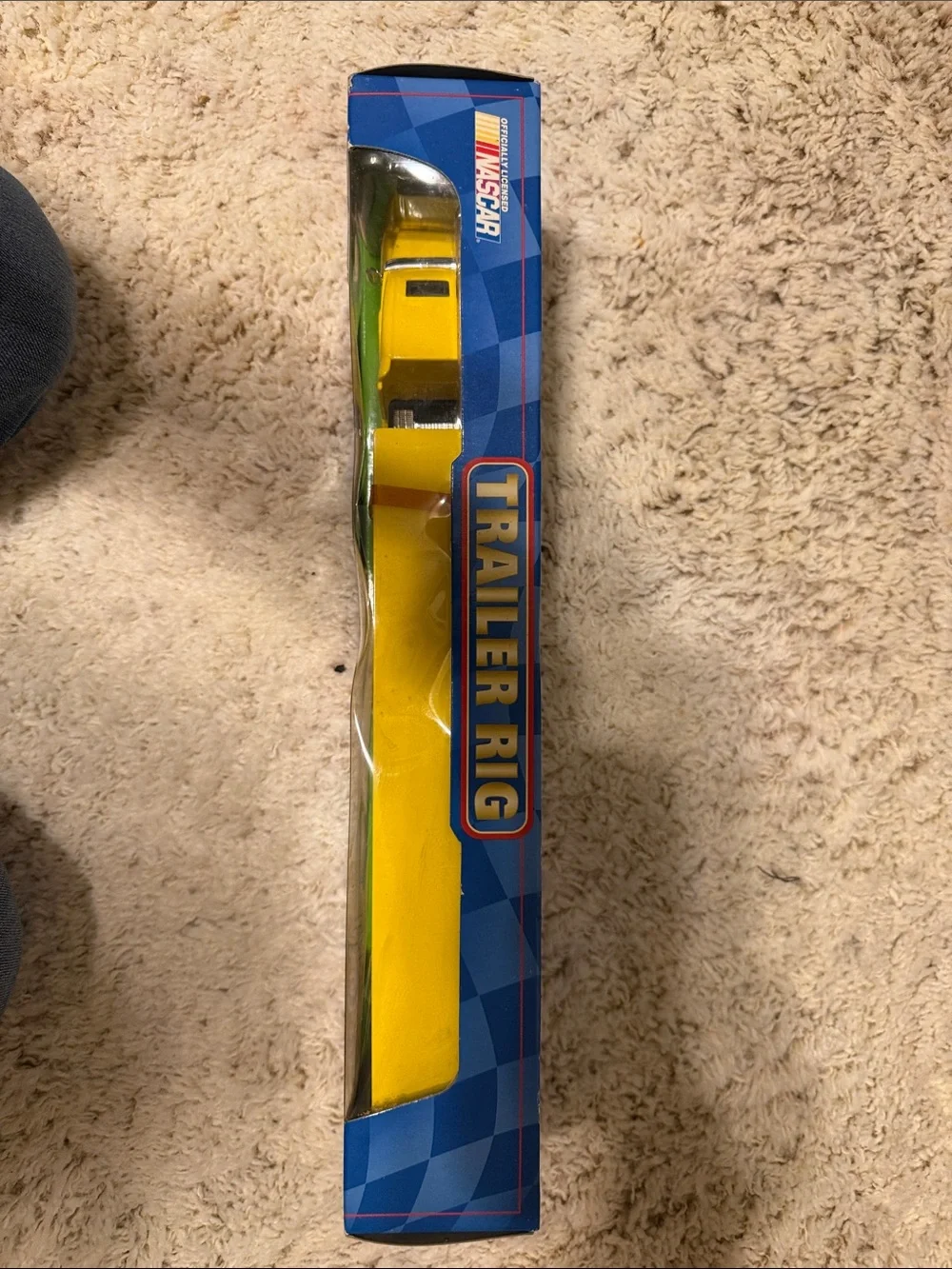 Die-Cast Trailer Rig Playset - Blue and Yellow